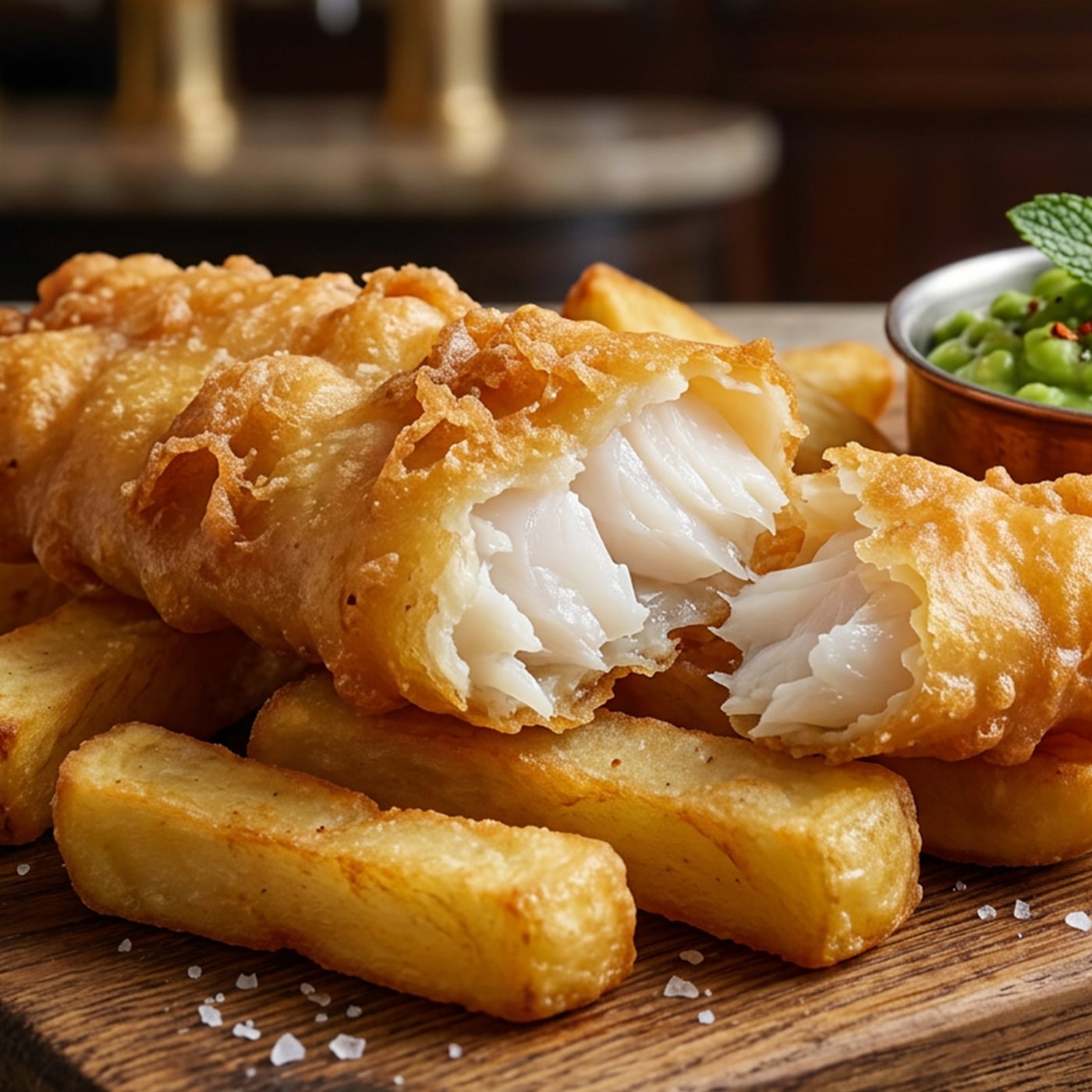 Beer-Battered Fish and Chips