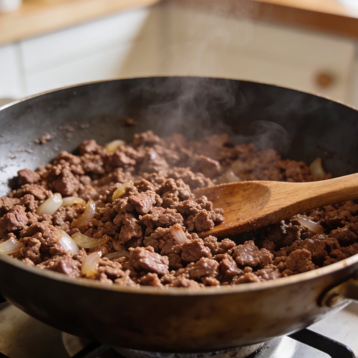 Brown the mince