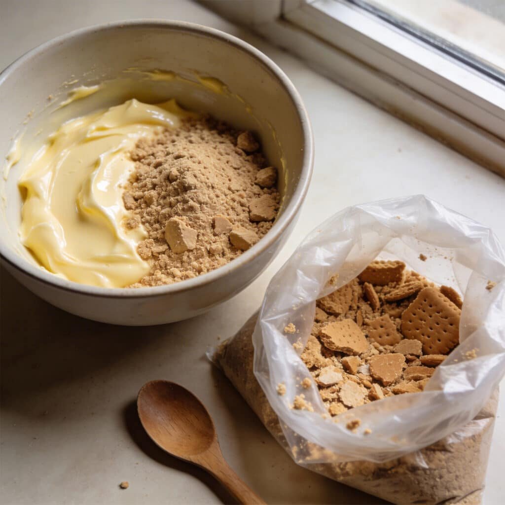 Make the biscuit base