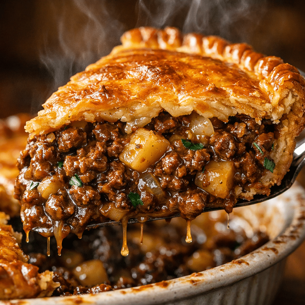 Ainsley Harriott Minced Beef and Potato Pie Recipe