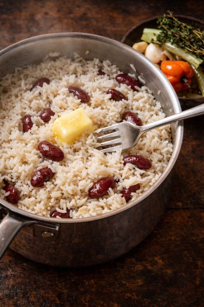 Rest and finish: Remove from the heat and leave the lid on for a further 5 minutes