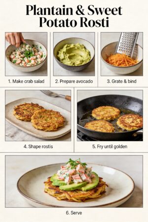 How To Make Ainsley Harriott Plantain & Sweet Potato Rosti