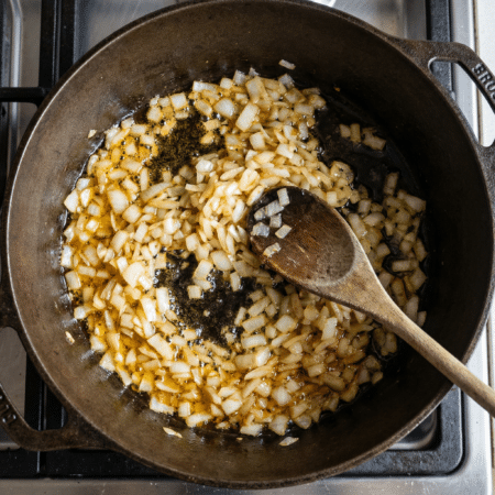 Sauté the aromatics