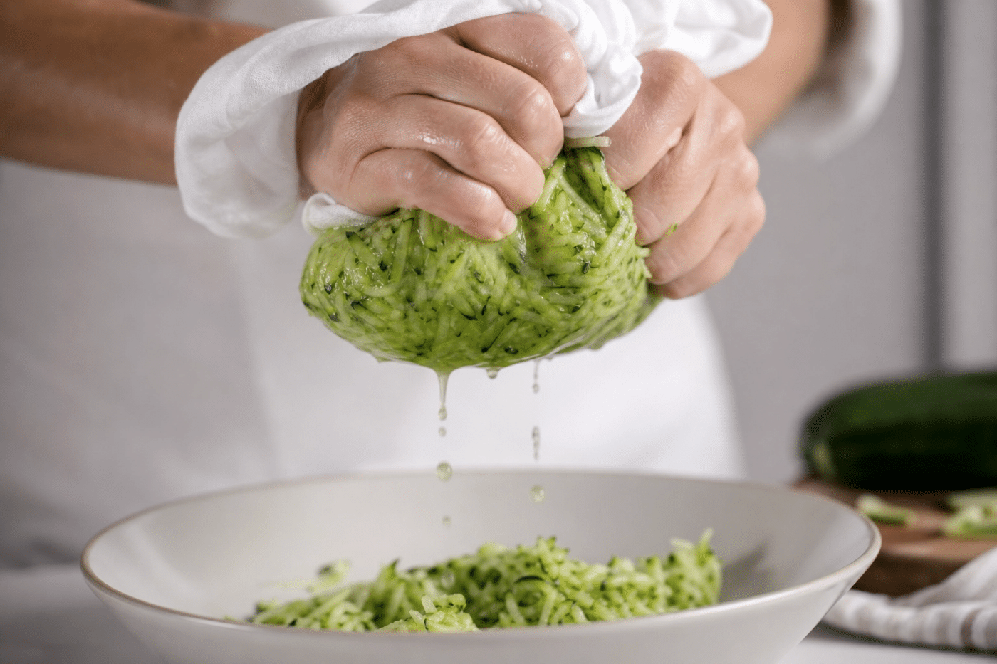 Prepare Courgettes