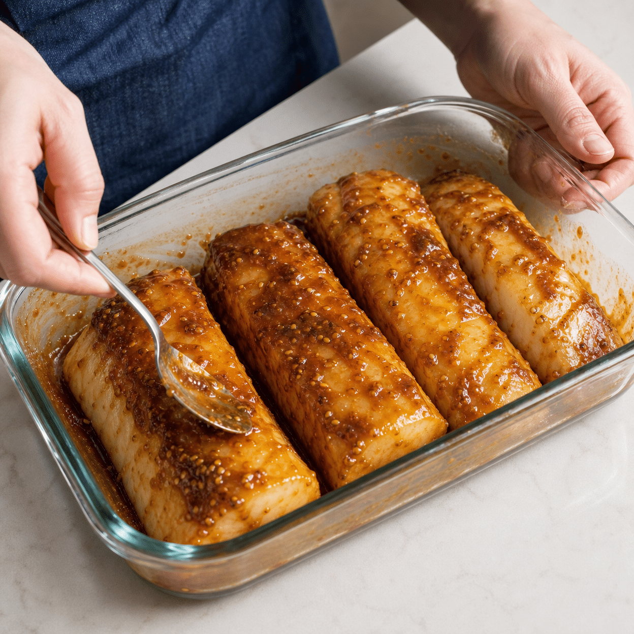 Marinate the Cod