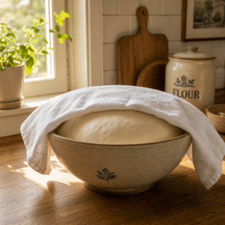 Shape into a ball, place in an oiled bowl