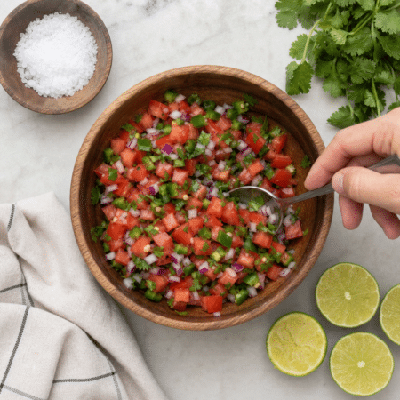 Make the Pico de Gallo First