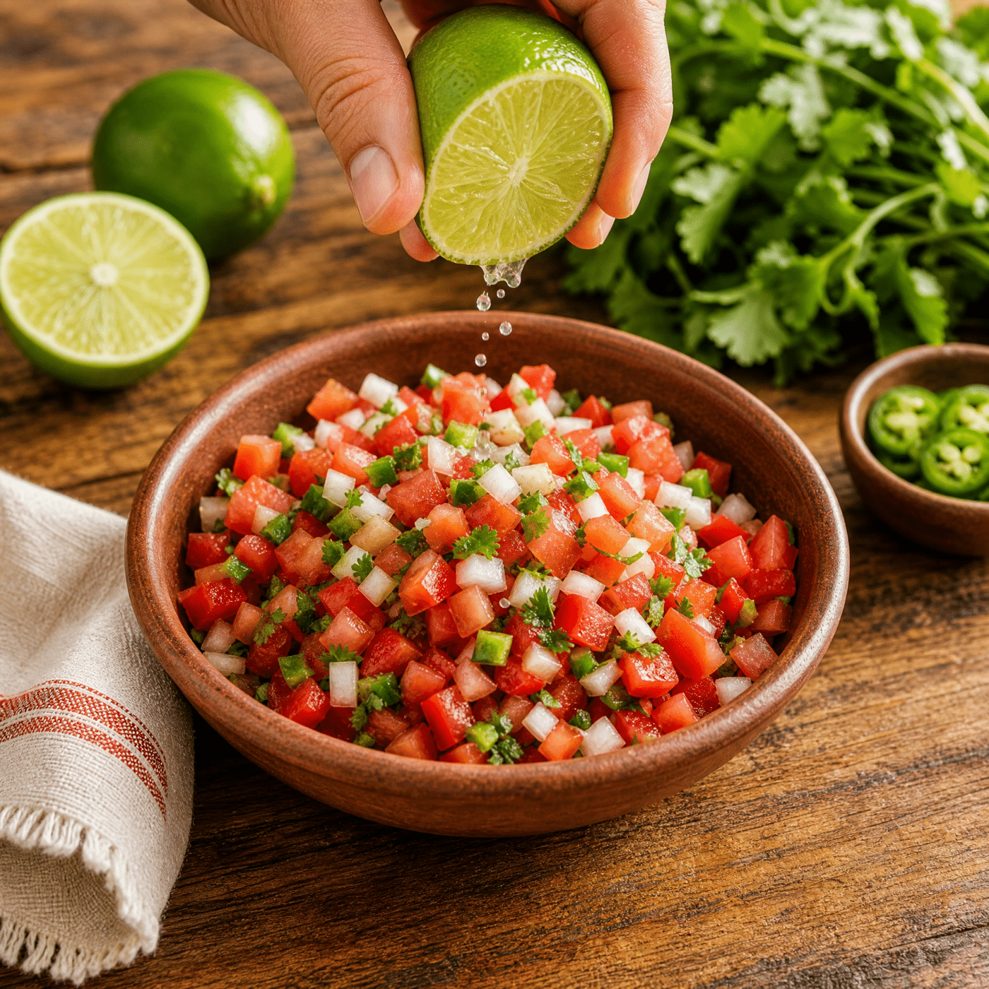 Make the Fresh Tomato Salsa
