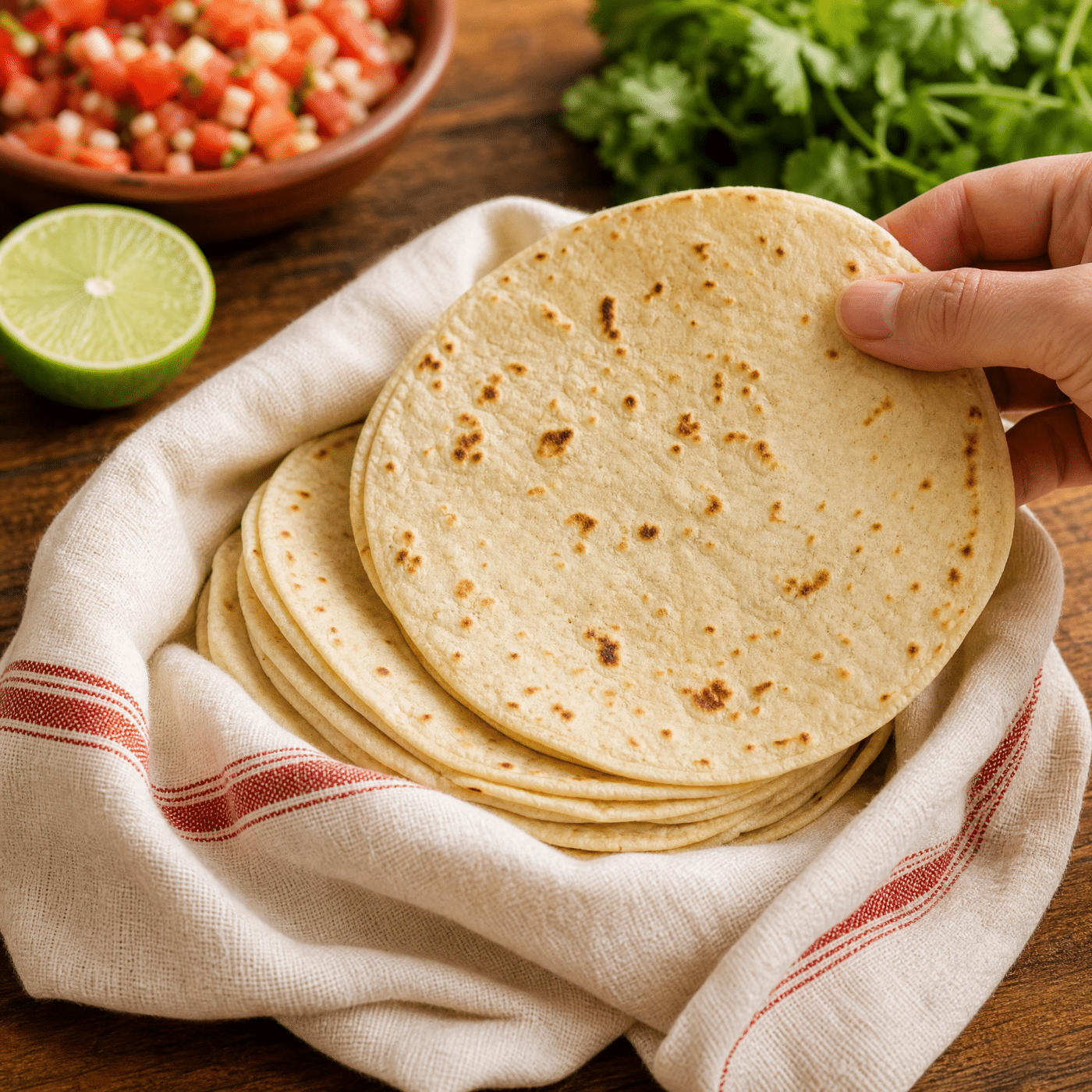 Warm the Tortillas