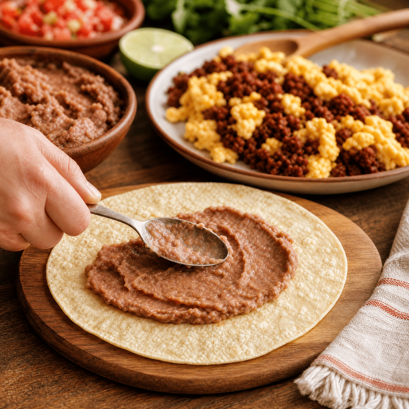 Warm the Tortillas